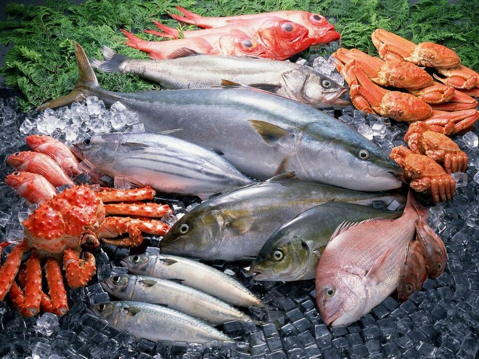 Seafood to increase potency